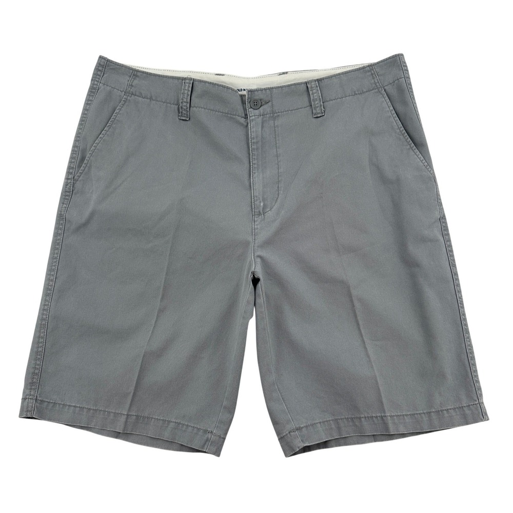 Old Navy Lived-In Straight Shorts Earl Grey Cotton Chino Golf Casual Mens 40